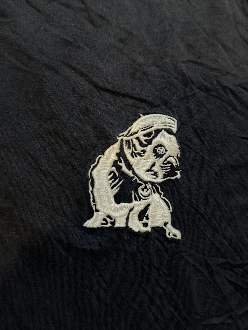 Emporio Armani Navy Short-Sleeve Dog Graphic Tee